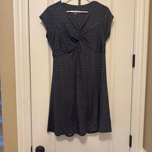 Soybu Gray short Sleeve Sundress Active dress size large